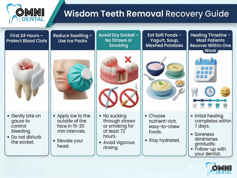 A simple recovery guide to reduce swelling prevent dry socket and heal faster