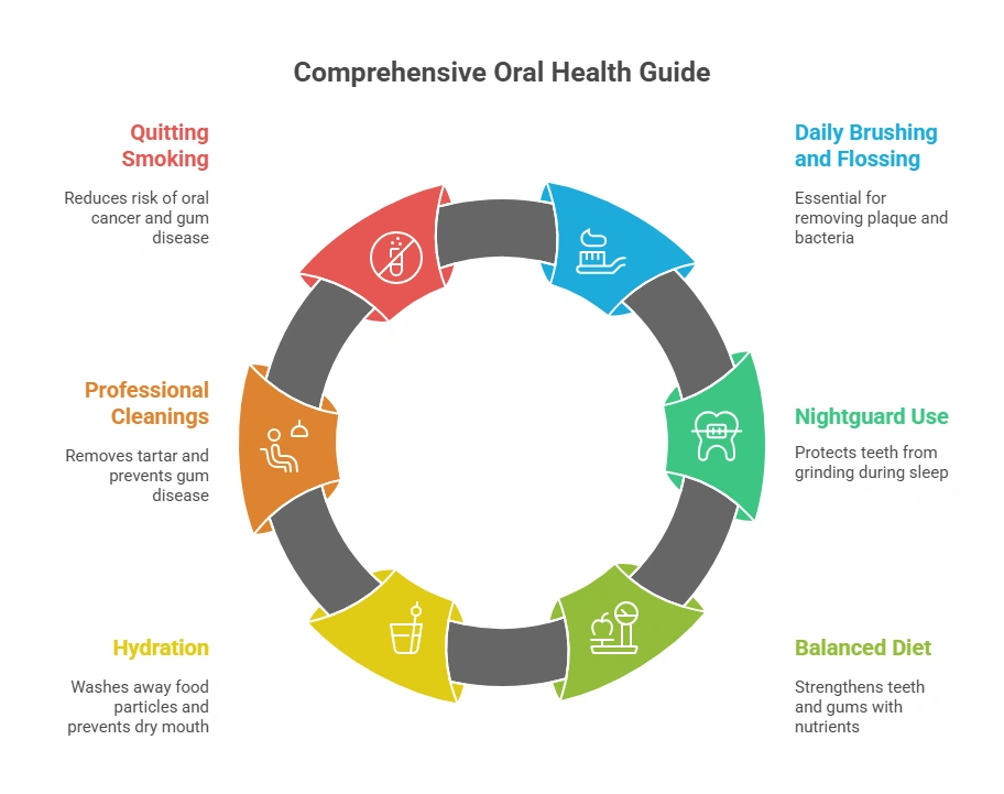 Brushing and Flossing Daily - visual selection