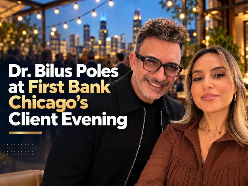 Dr. Bilus Poles Attends First Bank Chicago's Evening of Appreciation
