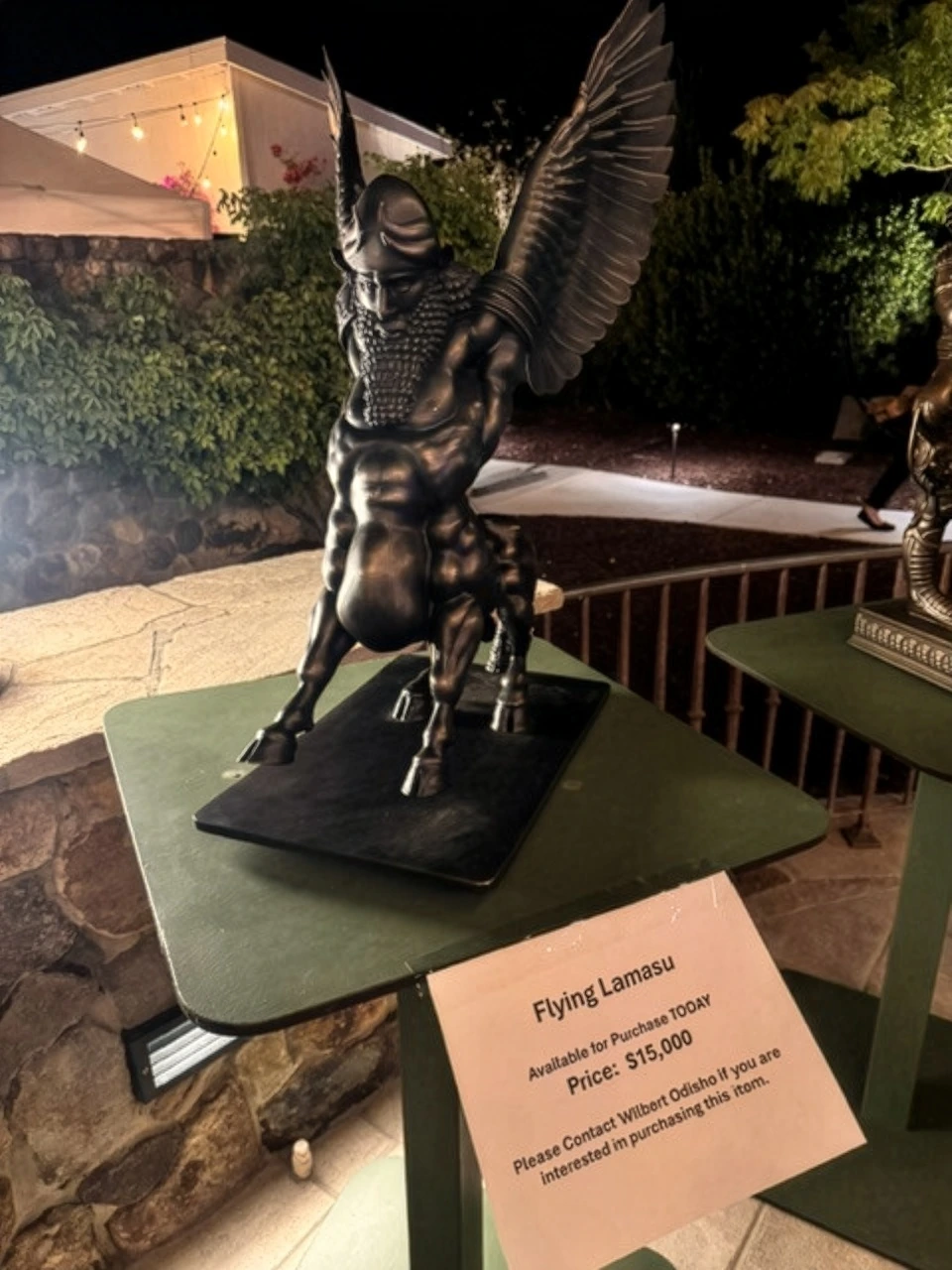 Flying Lamasu Sculpture at Mesopotamian Night 2026