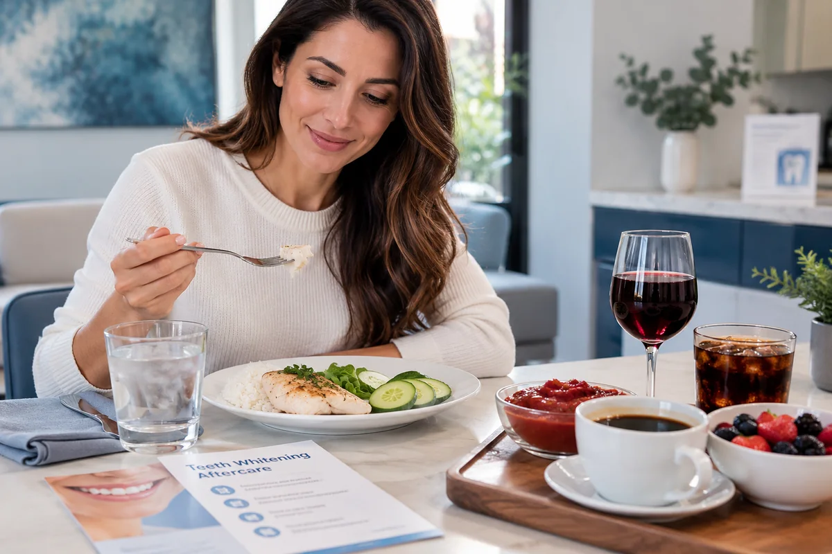 Foods to Avoid After Teeth Whitening