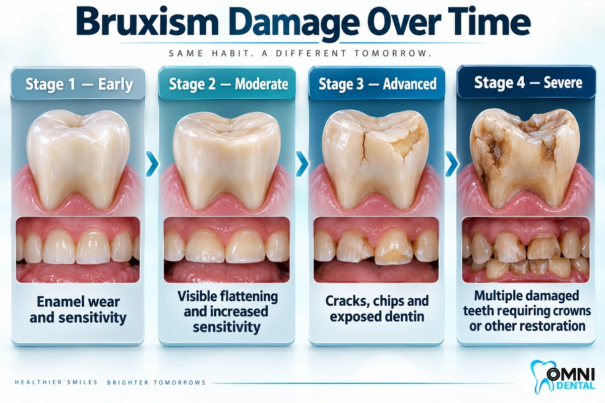 How Bruxism Damages Teeth