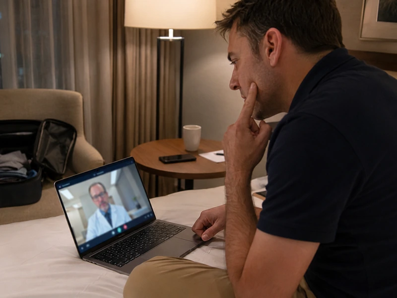 Modern Teledentistry Support for Traveling