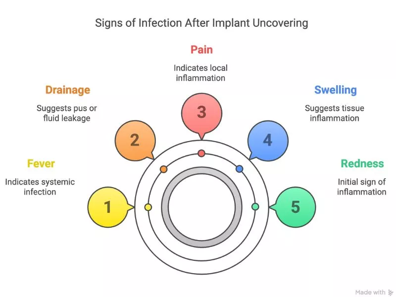 What Are The Signs Of Infection After Uncovering an Implant?