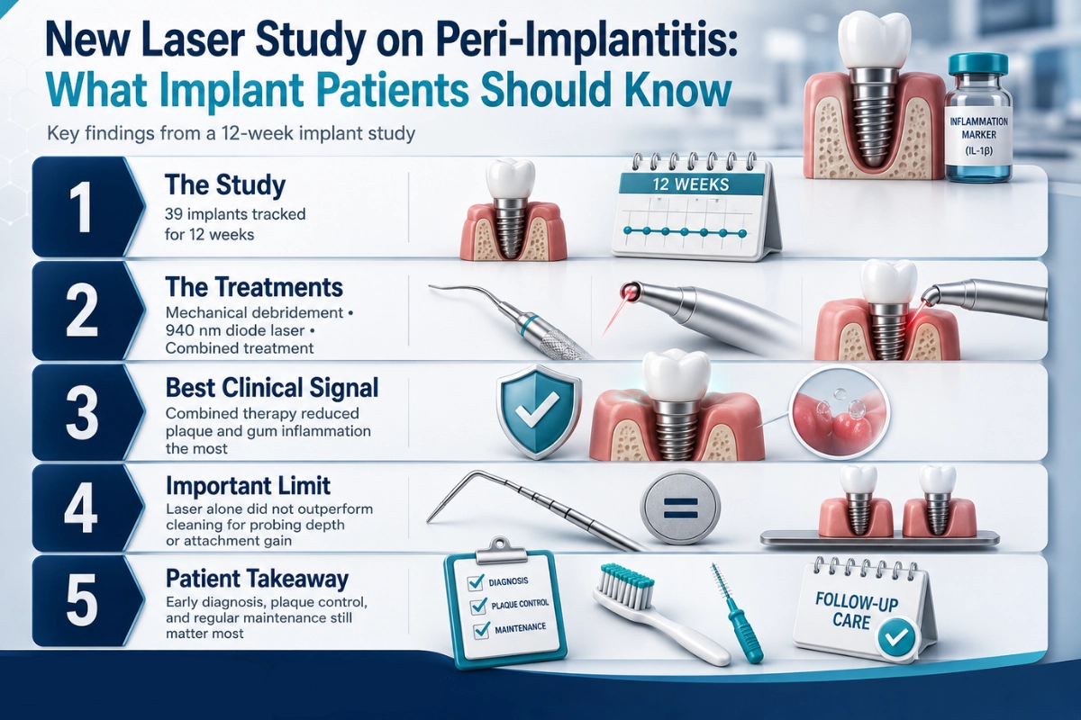 What the New Peri-Implantitis Laser Study Found