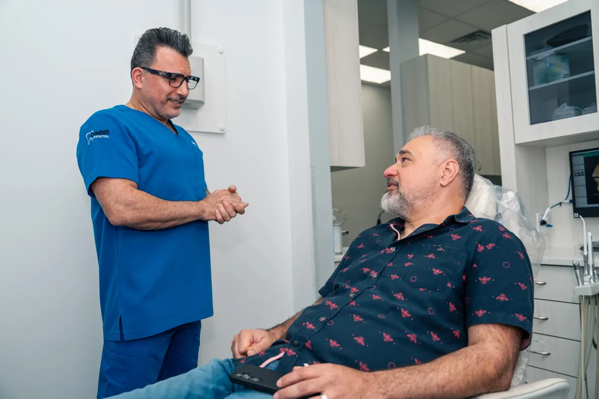 Dental laser handpiece at Omni Dental in Arlington Heights, IL