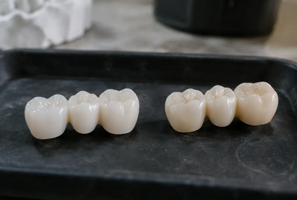 Bridge materials: zirconia and porcelain (dental bridges), Arlington Heights, IL