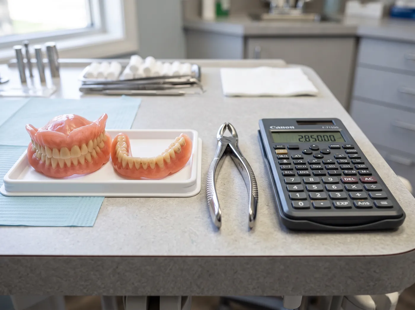 The cost of full dentures with extractions at Omni Dental in Arlington Heights, IL