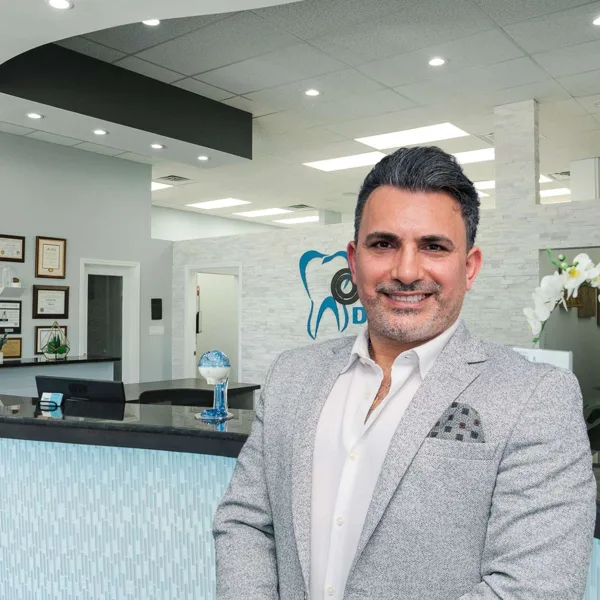 The Omni Dental Podcast cover art with Dr. Bilus Poles